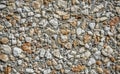 Rock and Sand Aggregate Wall for Texture Background