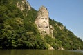 The King of Dacia Decebal statue in Orsova , Romania