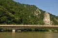 The King of Dacia Decebal statue on  a mountain in Romania Royalty Free Stock Photo