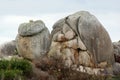 Rock Shapes Tasmania Royalty Free Stock Photo