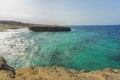 Rock on shore of Aruba Royalty Free Stock Photo