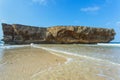 Rock on shore of Aruba Royalty Free Stock Photo