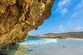 Rock on shore of Aruba Royalty Free Stock Photo