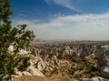 The scenery of the rock sites of Cappadocia, Nevsehir Province, Central Anatolia Region of Turkey.