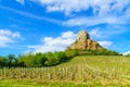 Rock of Solutre la roche, in Burgundy