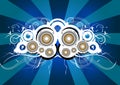 Rock speaker Royalty Free Stock Photo