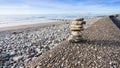 Rock stack at Barmouth Royalty Free Stock Photo