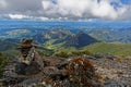 Lodestone summit, Kahurangi National Park, New Zealand Royalty Free Stock Photo