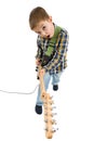 Rock star kid Royalty Free Stock Photo