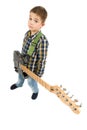 Rock star kid Royalty Free Stock Photo