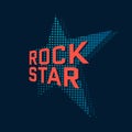 Rock star Royalty Free Stock Photo