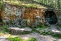 Rock statue carving formation Kuks Betlem Bethlehem Braun forest