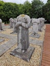 head-less rock stature of Tang Dynasty