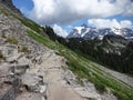 Rock steps formation Royalty Free Stock Photo