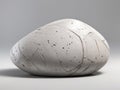 Rock, stone grey isolated