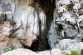 Rock and stone in million years Cave