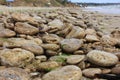 Stones washed by sea waves Royalty Free Stock Photo