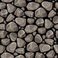 Rock Stone Seamless Pattern