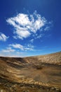 Rock stone sky hill and summer in los volcanes