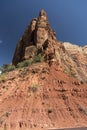 Rock Structure at Temple of Sinawava Zion National Park