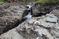 Rock stuck in a channel