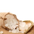 Rock sugar crystallization Royalty Free Stock Photo