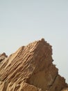 Rock in Sultanat of Oman. Royalty Free Stock Photo