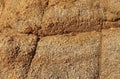 Rock surface with cracks. Natural rock structure Rock texture. Surface of Wild Stone Royalty Free Stock Photo