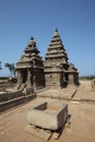 Rock temple in mahabalipuram Royalty Free Stock Photo