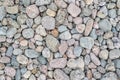 Rock texture. Grey stones background. Royalty Free Stock Photo