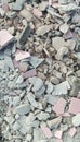Rock texture 5. Rubbles on the floor. Royalty Free Stock Photo