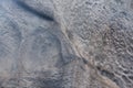 Stone texture in snow and ice. Mountain wall. Rock texture. Royalty Free Stock Photo