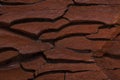 Rock texture and surface background. Cracked and weathered natural stone background.Fragment of a wall from a chipped stone Royalty Free Stock Photo