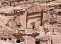 Rock tombs, Petra Royalty Free Stock Photo