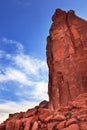 Rock Tower Park Avenue Section Arches National Park Moab Utah Royalty Free Stock Photo