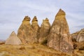 Rock towers in Cappadocia
