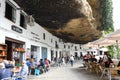 Rock town - setenil de las bodegas Royalty Free Stock Photo