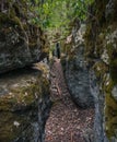 Rock Trail into Cave Entrance