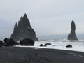 Reynifsjara black sand beach, Iceland Royalty Free Stock Photo