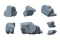 Rock vector cartoon elements