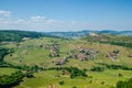 The Rock Of Vergisson and wine yard's, Burgundy, France