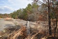 Rock Wall on Arabia Mountain. Royalty Free Stock Photo