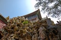 Rock Wall in Forbidden City, Beijing China Royalty Free Stock Photo