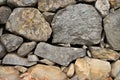 old rock wall dry stacked natural abstract background