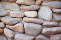 Rock wall of natural stones Royalty Free Stock Photo