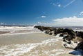 Beach and rocks at Shell Island