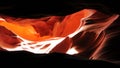 Rock waves in Antelope Canyon, Page, Arizona Royalty Free Stock Photo