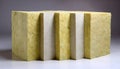 Rock Wool Isulation Panel for Building Safety and Energy Saving Royalty Free Stock Photo