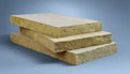 Rock Wool Isulation Panel for Building Safety and Energy Saving Royalty Free Stock Photo