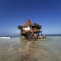 The rock zanzibar Royalty Free Stock Photo